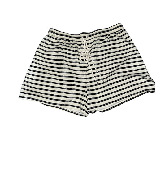 Polagram Madeline Navy & Beige Striped Shorts (1x)