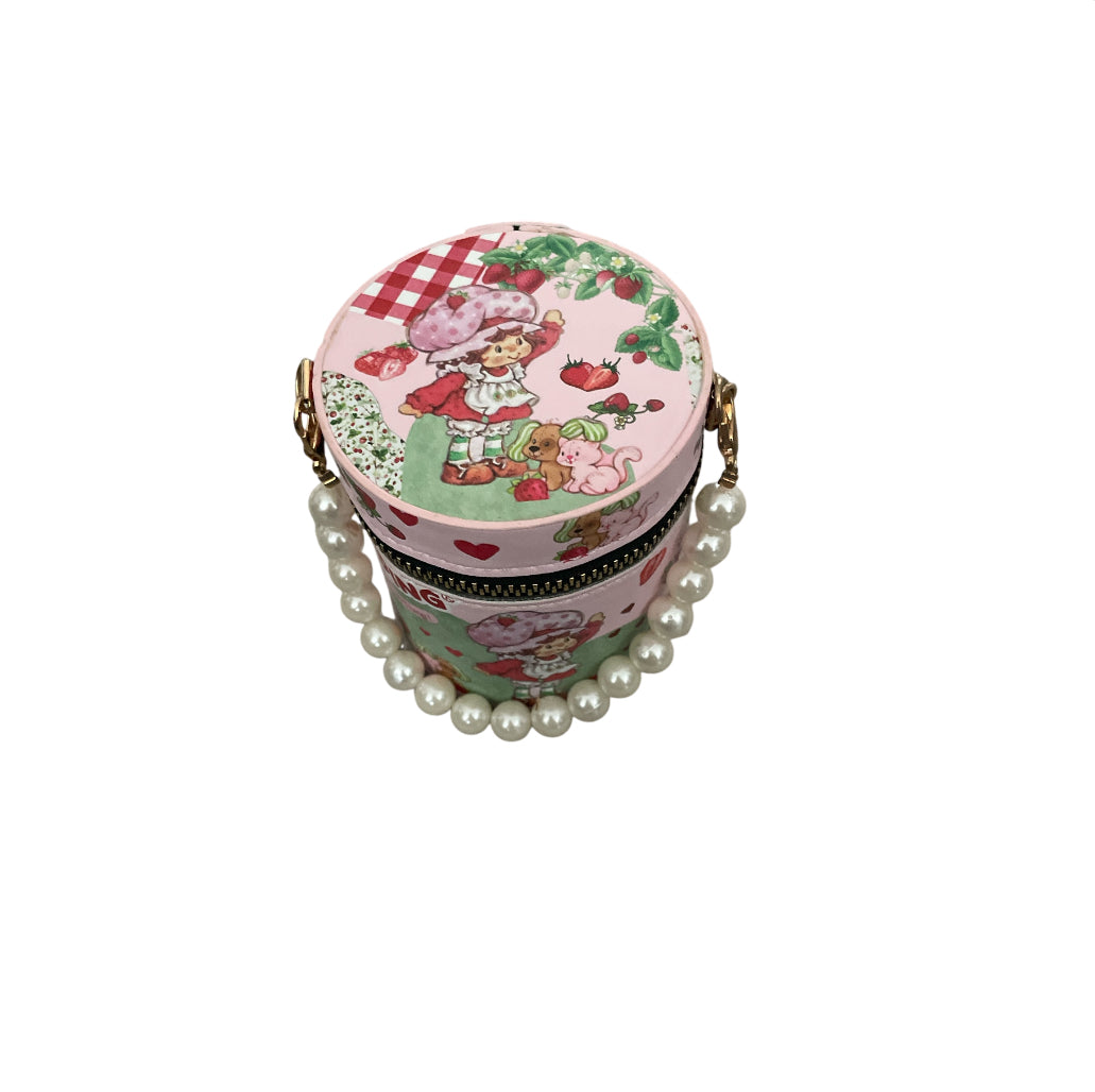 Strawberry Shortcake Cylinder Lipgloss Carrying Bag