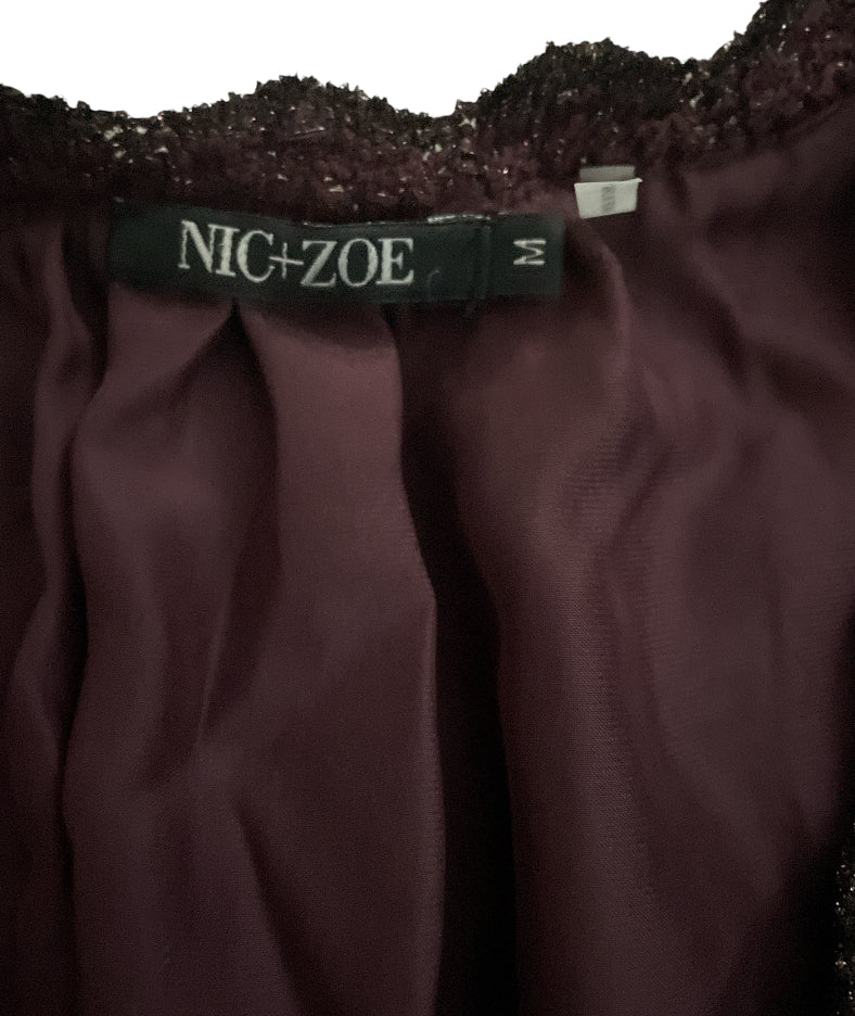 Nic+Zoe "Shine On" sweater in Winterberry (Medium)