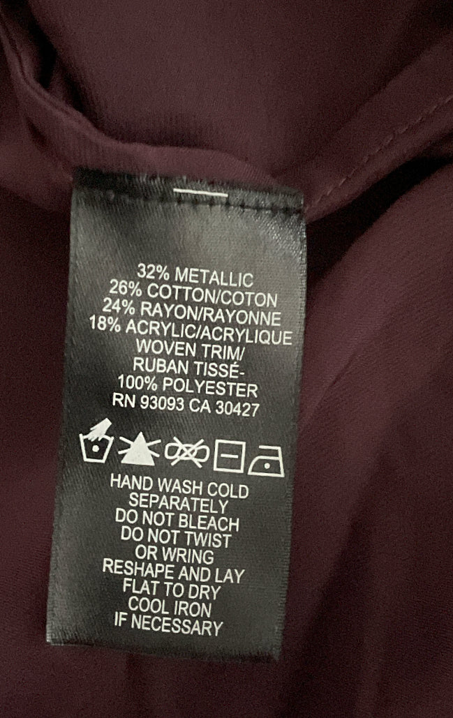 Nic+Zoe "Shine On" sweater in Winterberry (Medium)