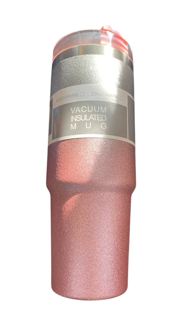 Glitter Pink 30oz Tumbler