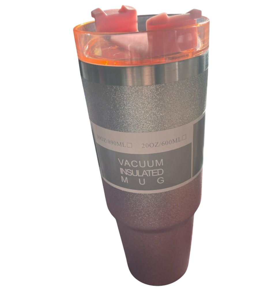 Glitter Pink 30oz Tumbler