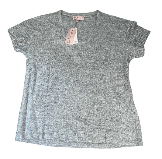 Philosophy Short -Sleeve Gray Scoop Neck T-Shirt (medium)