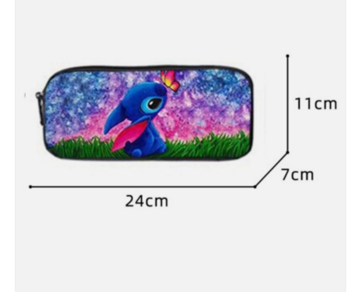 Lilo & Stitch School Backpacks Set with Lunch Box+Pencil Case