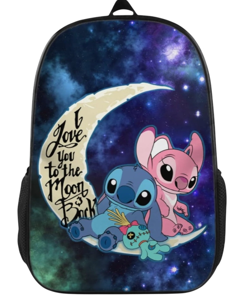 Lilo & Stitch School Backpacks Set with Lunch Box+Pencil Case
