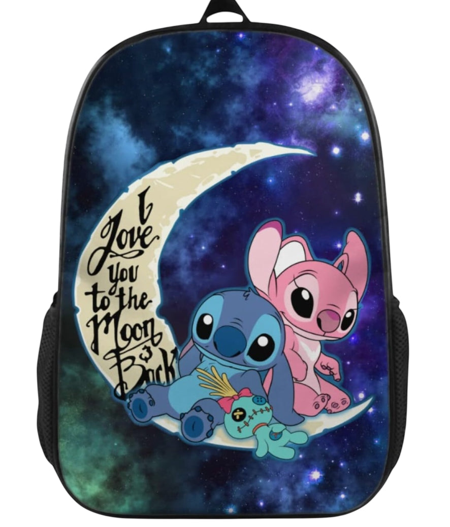 Lilo & Stitch School Backpacks Set with Lunch Box+Pencil Case