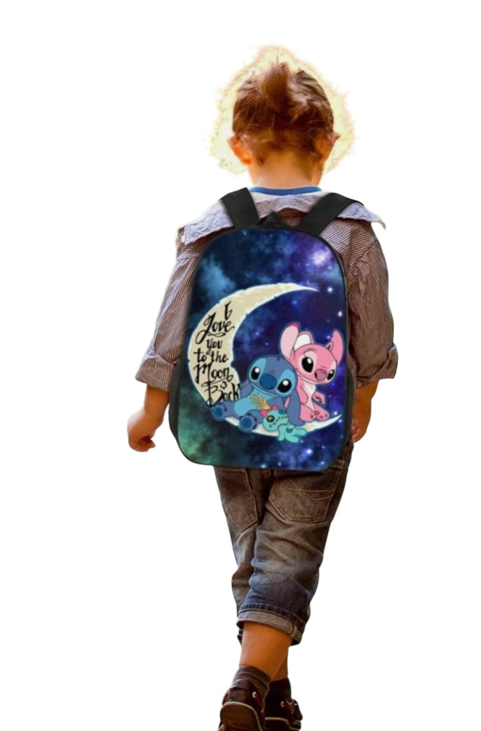 Lilo & Stitch School Backpacks Set with Lunch Box+Pencil Case