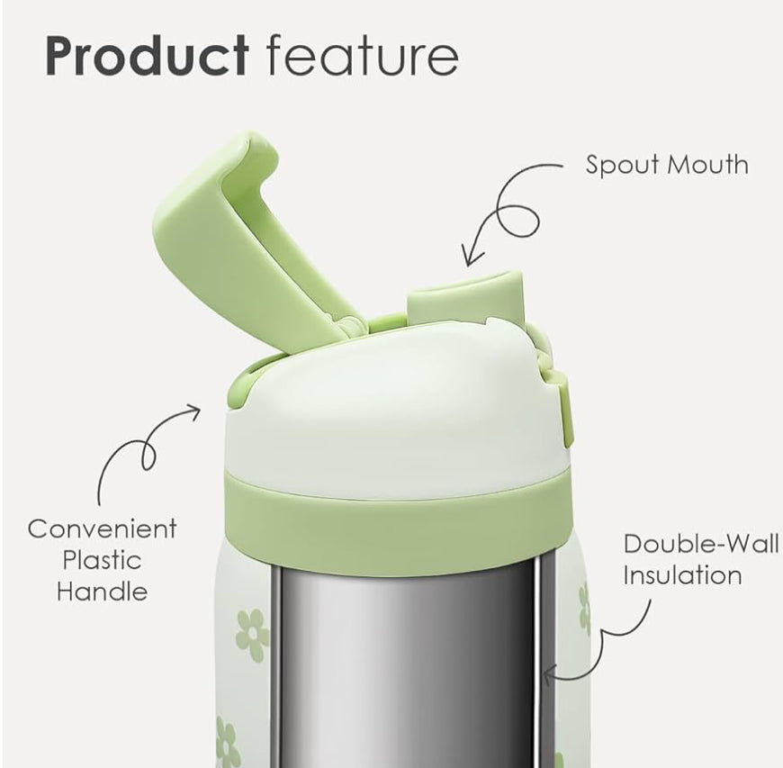 Sandjest Mom Insulated Stainless Steel Water Bottle with Straw - Cool Moms Club