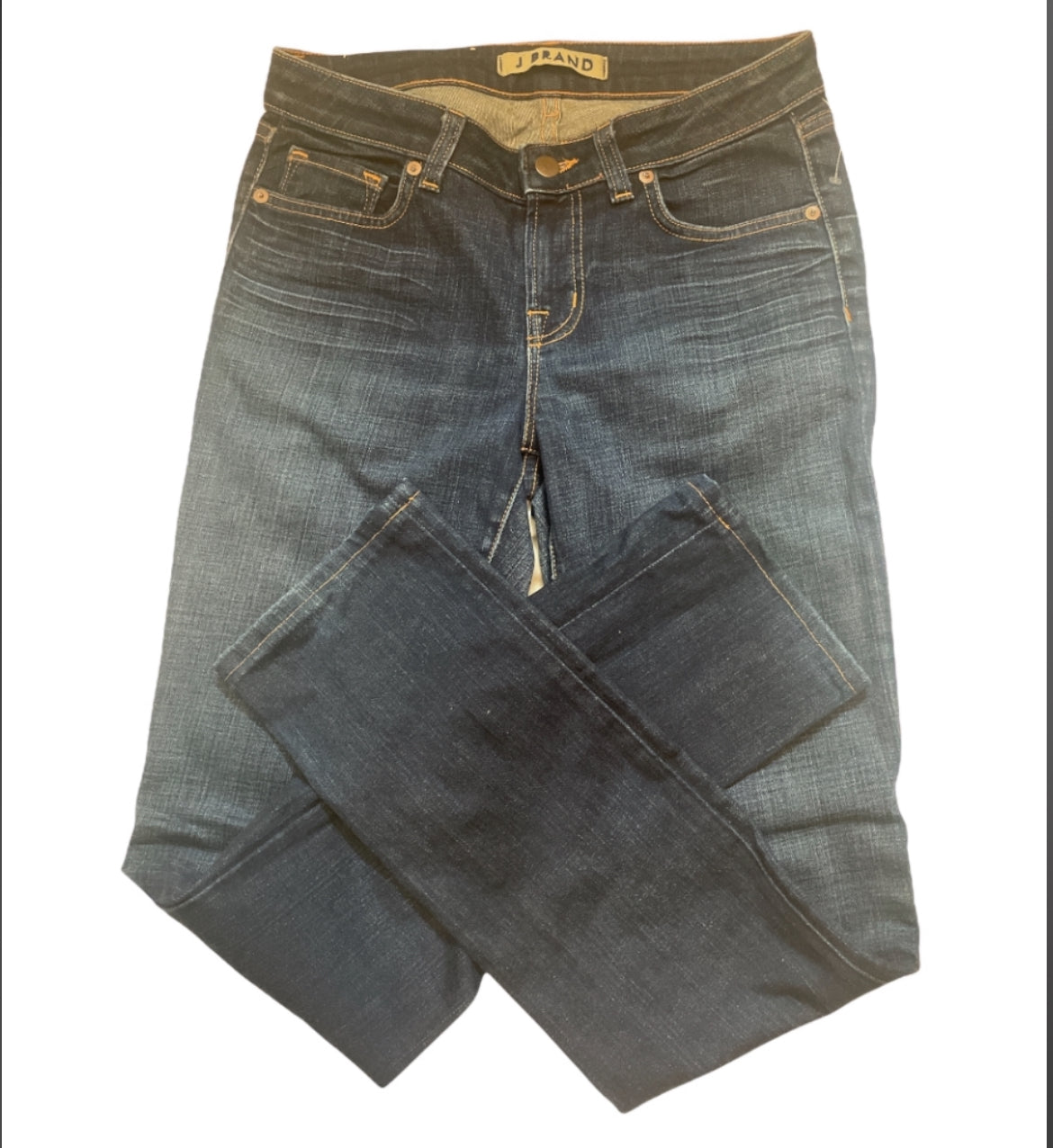 J Brand Straight Leg Denim Jeans - medium wash (29)