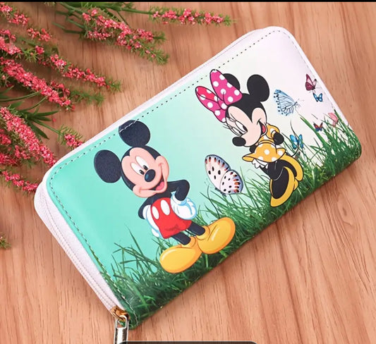 Disney Wallet with Mickey and Minnie Mouse
