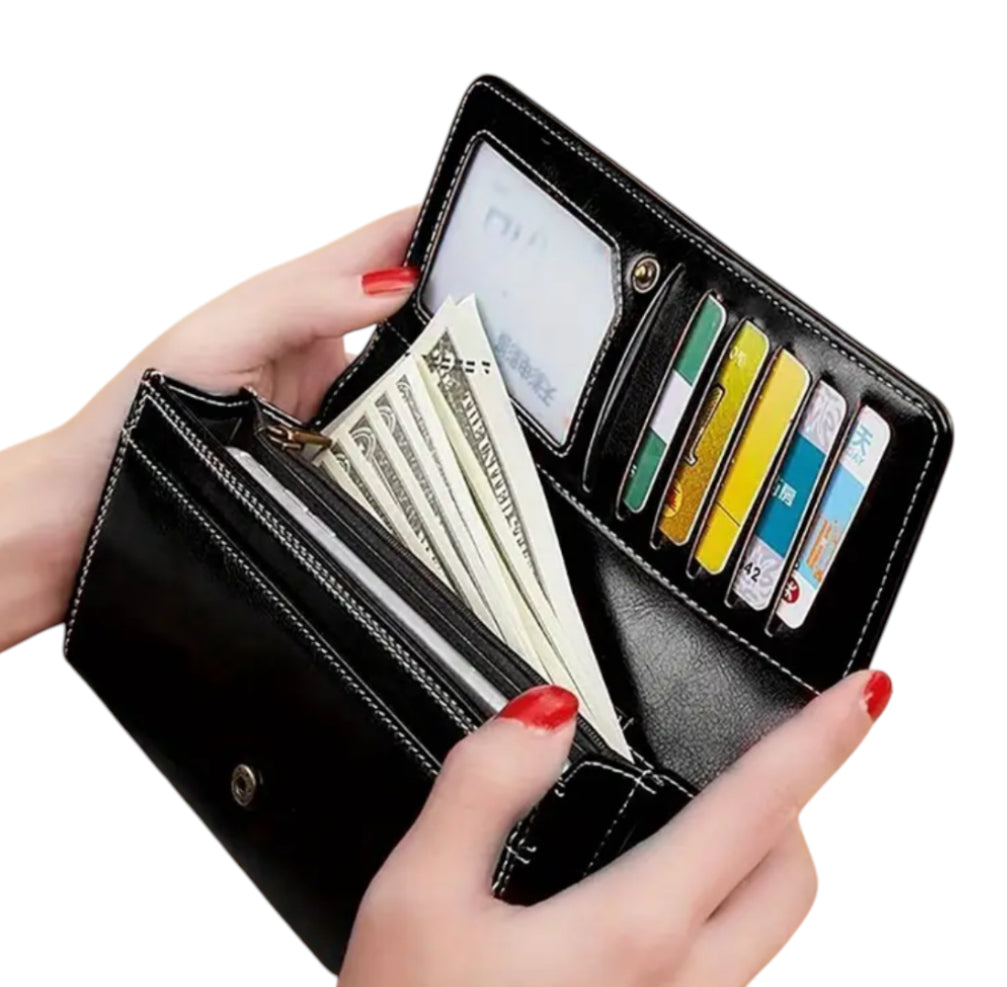 Disney Black Wallet with Mickey and Minnie Mouse