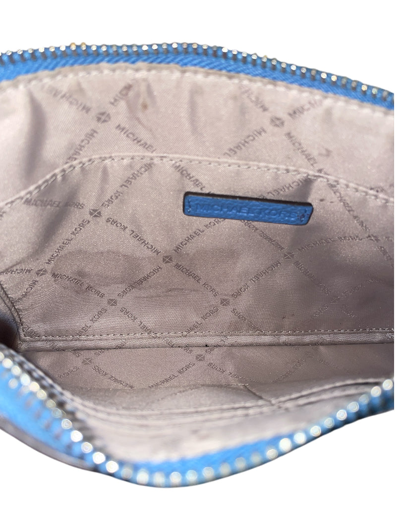 Michael Kors Blue Wristlet