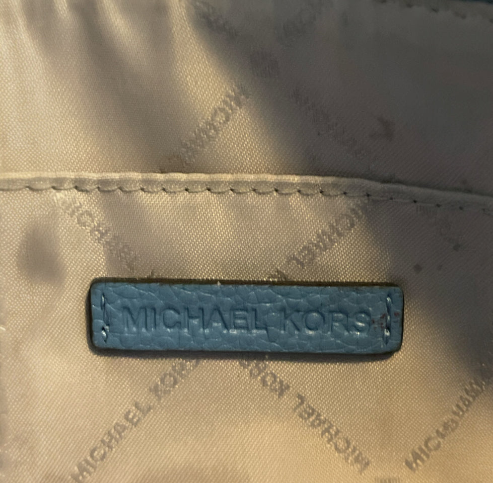 Michael Kors Blue Wristlet