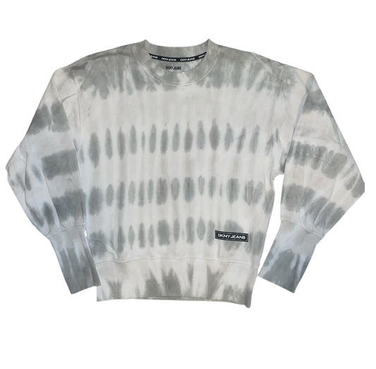 DKNY Cozy Soft Everyday Tie-Dye Sweatshirt (Medium)
