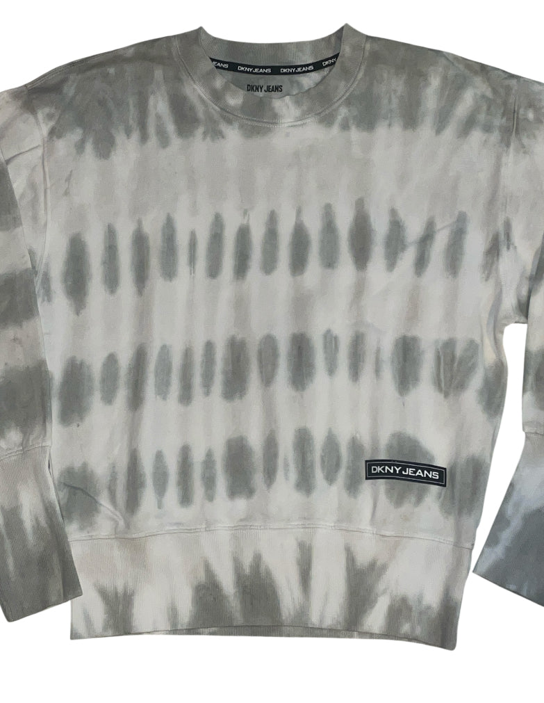 DKNY Cozy Soft Everyday Tie-Dye Sweatshirt (Medium)