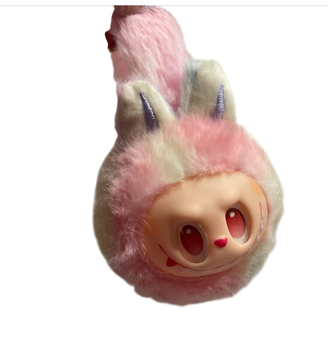 Monster Labubu - Inspired Fuzzy Ear Muffs Collectible Unisex Winter Accessory