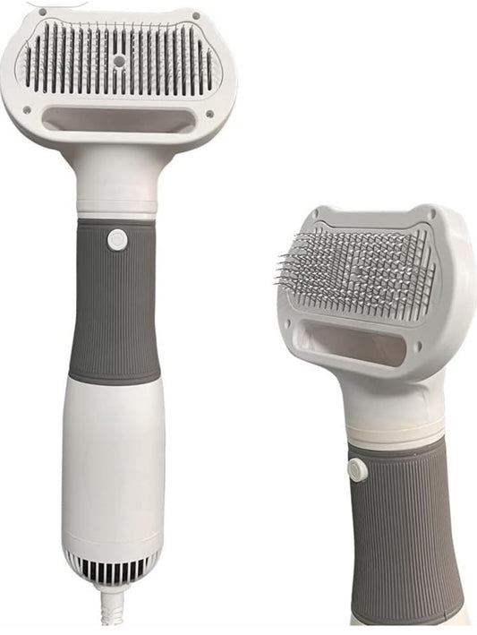 Pet Hair Dryer 3 in 1 Professional Pet Grooming Dryer with Slicker Brush