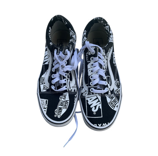 Vans Off The Wall Logo Sneakers (8.5)