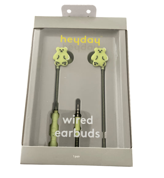 Heyday Gummy Bear Wired Earbuds.