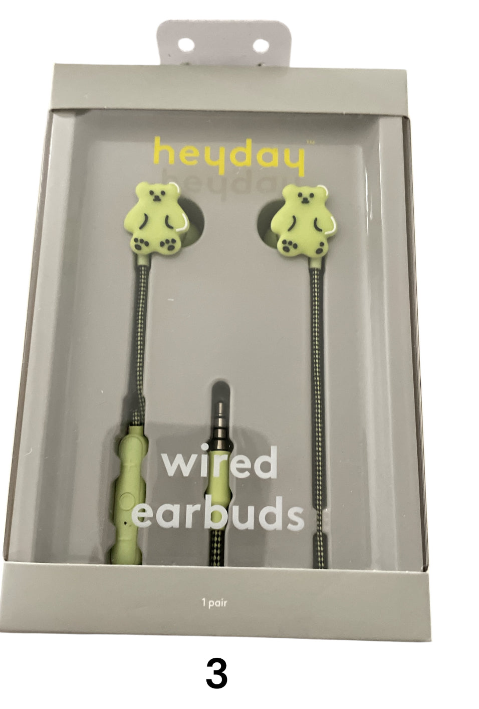 Heyday Gummy Bear Wired Earbuds.