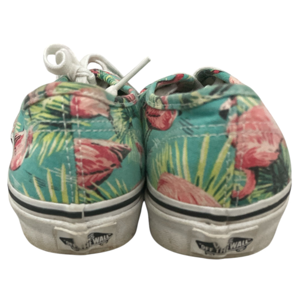 Vans Flamingo Tropical Print Authentic Sneakers (6.5)