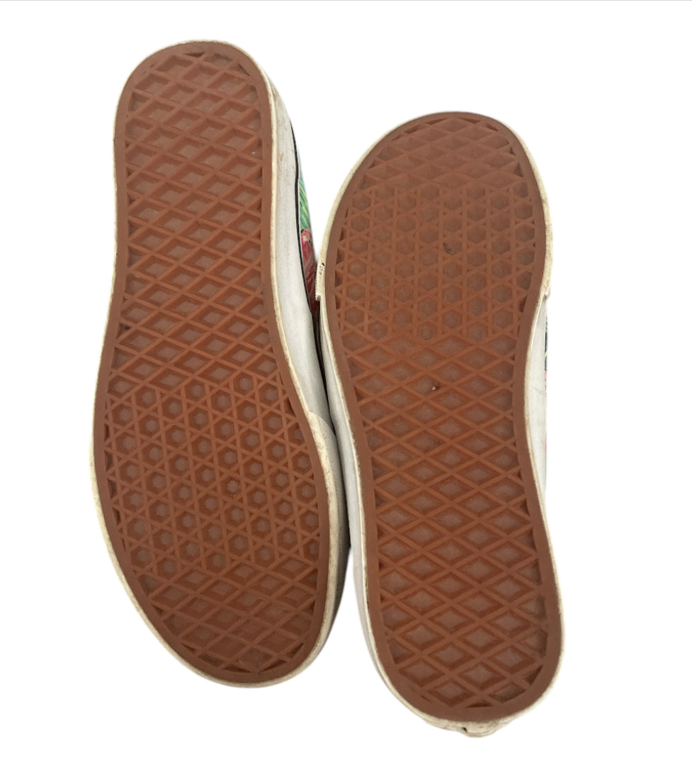 Vans Flamingo Tropical Print Authentic Sneakers (6.5)