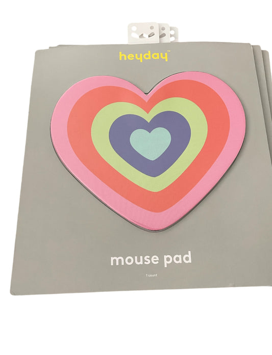 Heyday Multicolor Heart Mouse Pad.