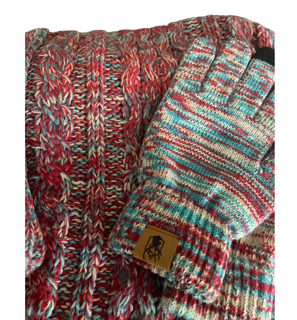 Cozy Winter Accessory Set Hat Scarf Glove