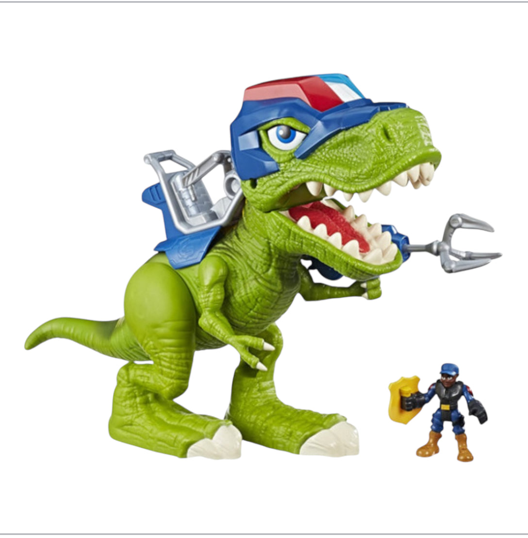 Playskool Heroes Chomp Squad Troopersaurus and Bobby Badge
