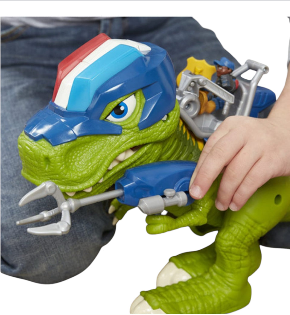 Playskool Heroes Chomp Squad Troopersaurus and Bobby Badge
