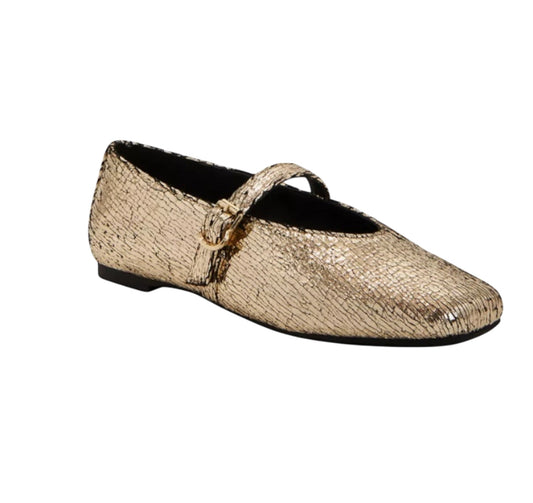Katy Perry The Evie Gold Mary Jane Flat (9.5)
