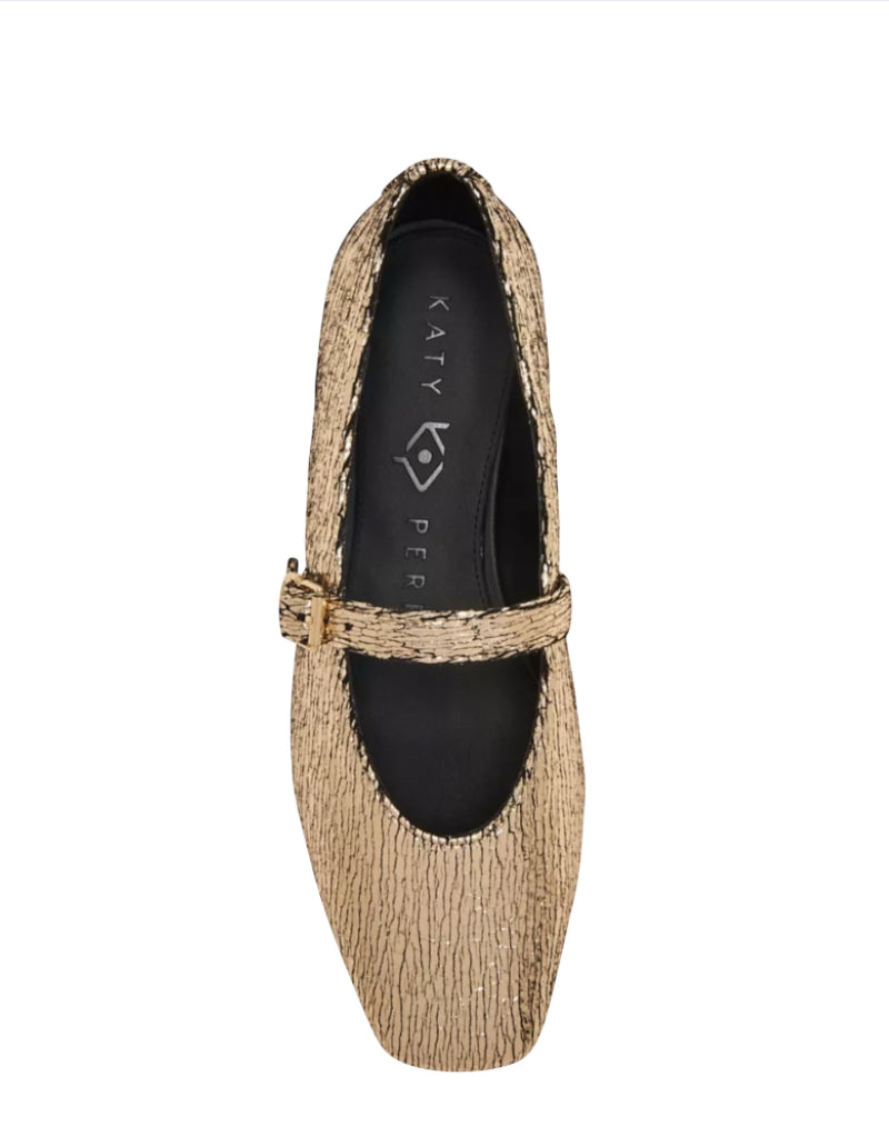 Katy Perry The Evie Gold Mary Jane Flat (10)