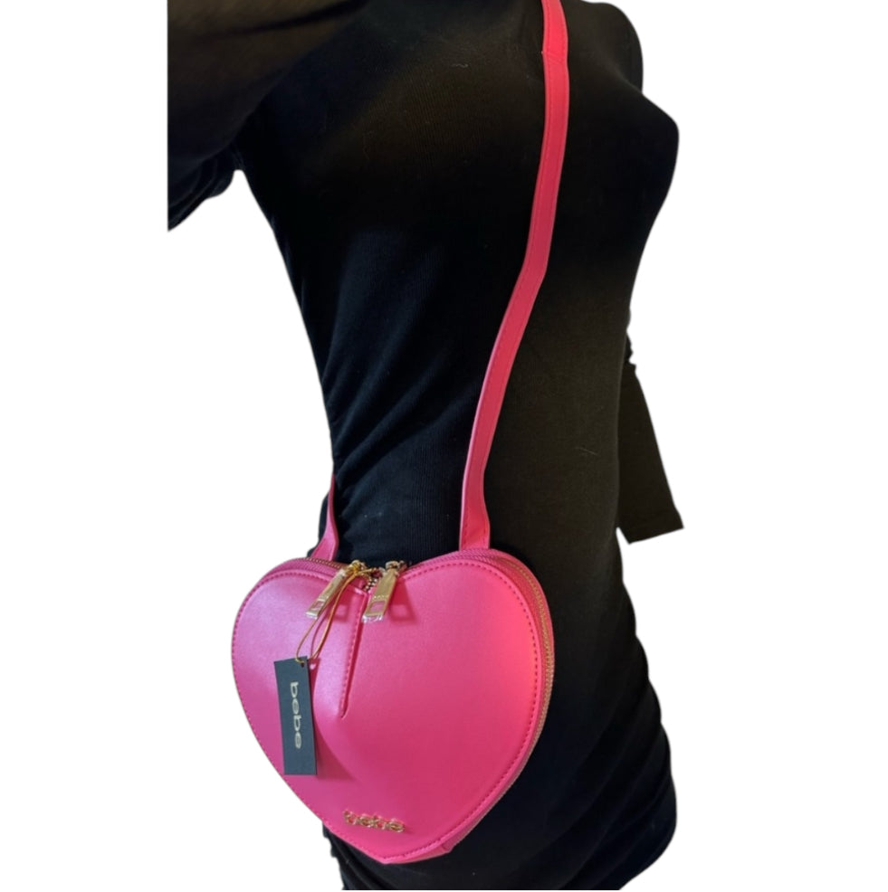 BEBE MALOU HEART CROSSBODY