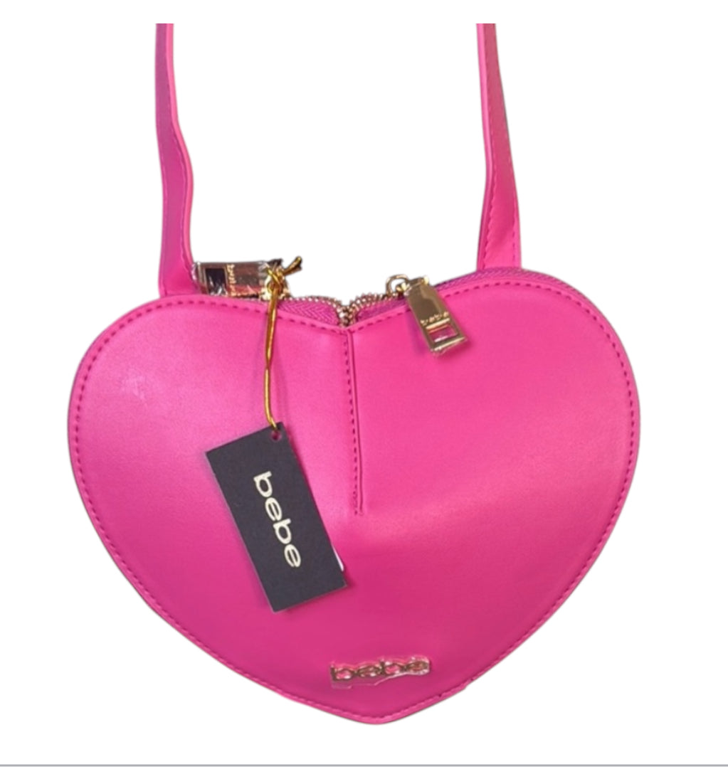 BEBE MALOU HEART CROSSBODY