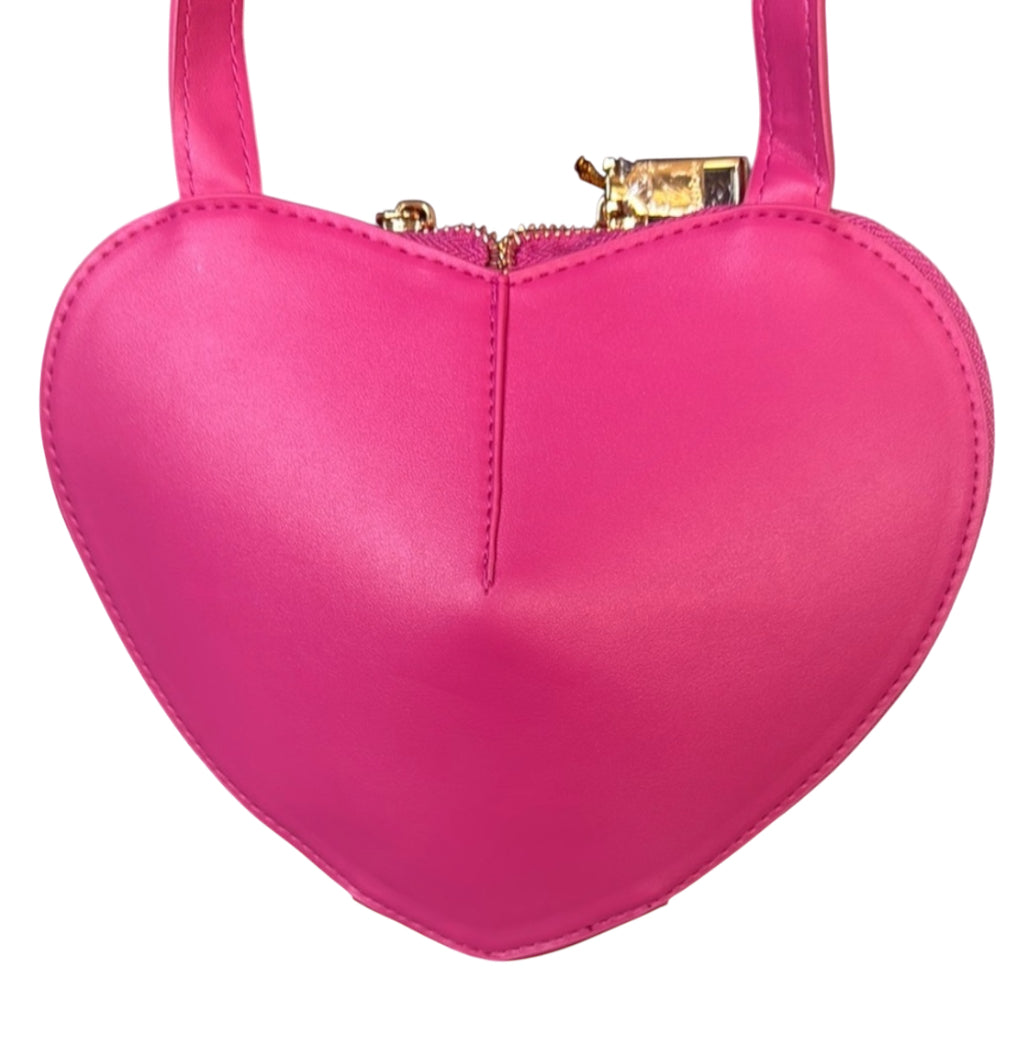 BEBE MALOU HEART CROSSBODY