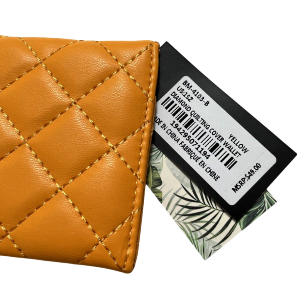 BADGLEY MISCHKA Quilted Wallet