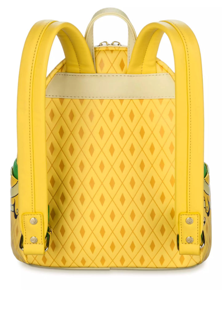 Disney Parks Pineapple Swirl Dole Whip Loungefly mini backpack.