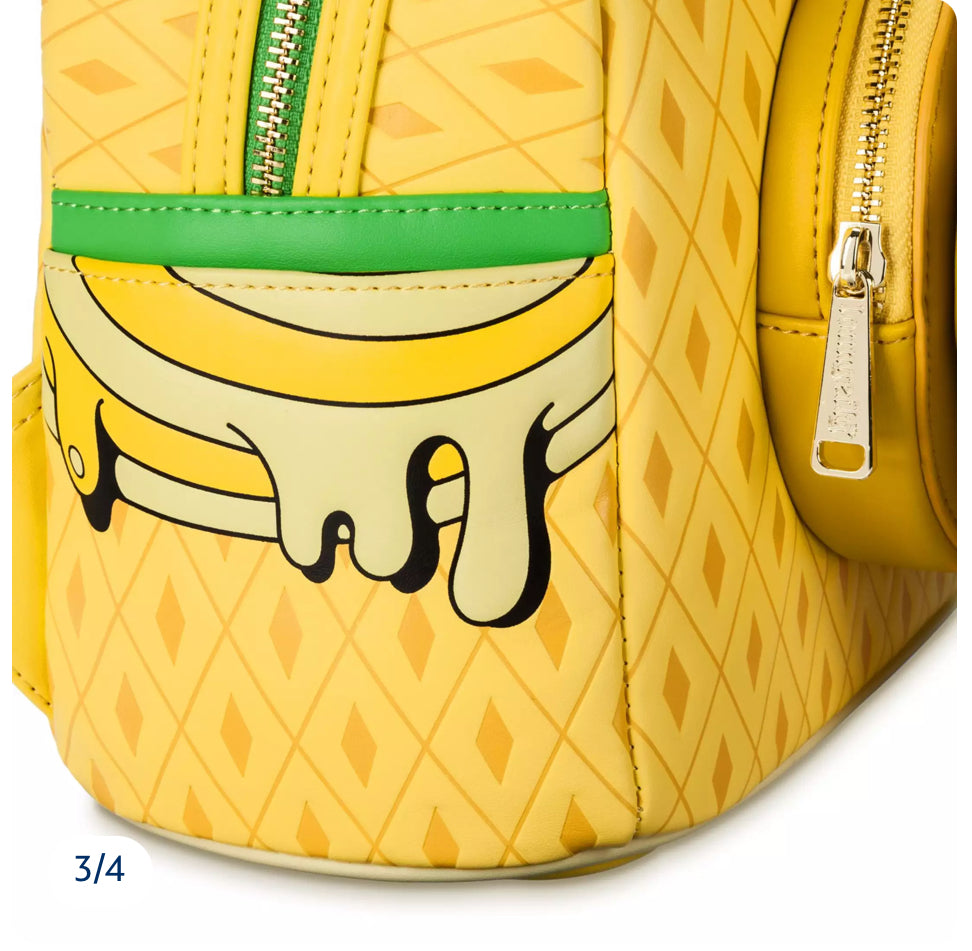 Disney Parks Pineapple Swirl Dole Whip Loungefly mini backpack.