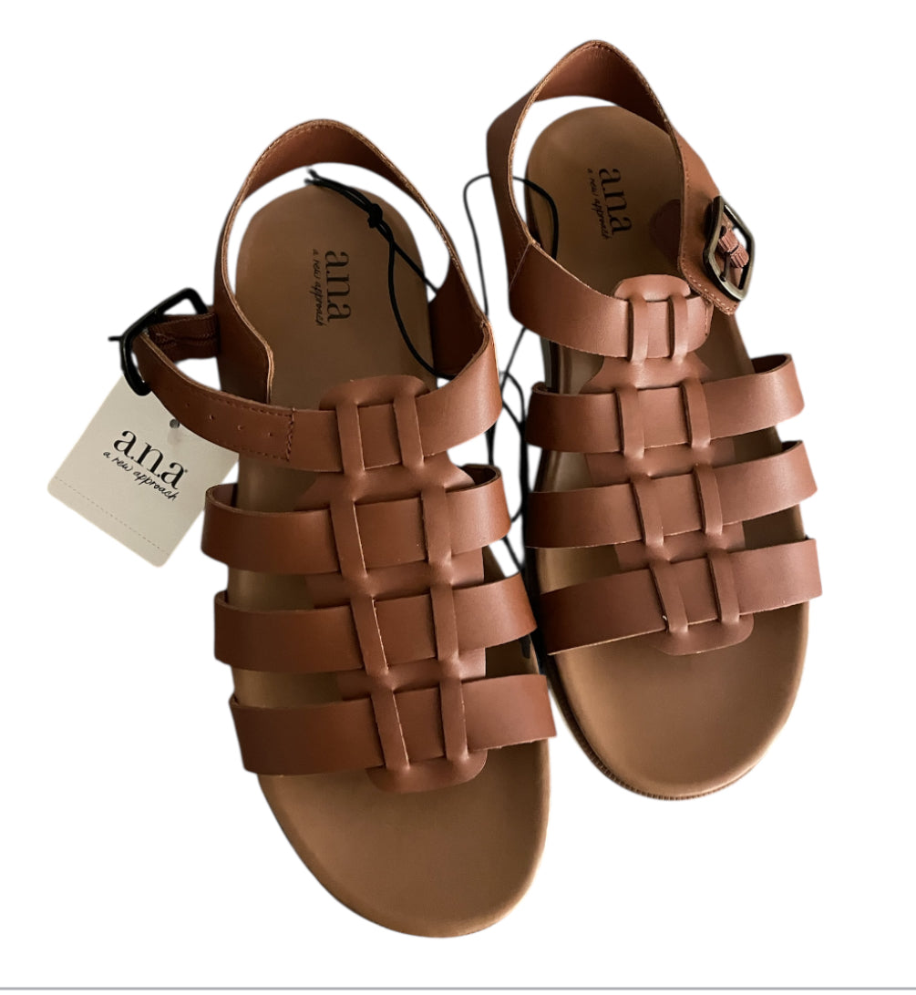 Ana Gladiator Brown Sandals (7)