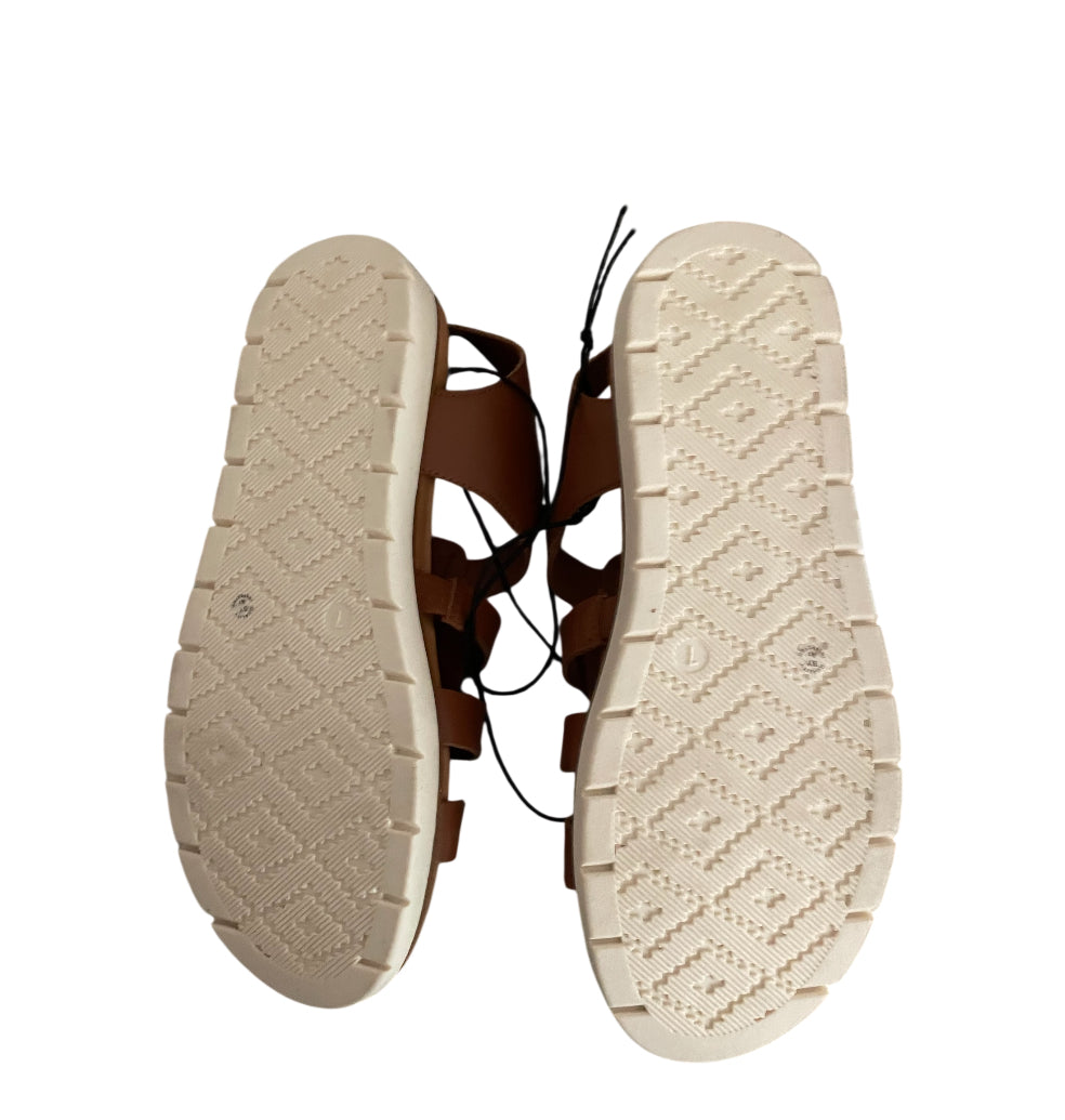 Ana Gladiator Brown Sandals (7)