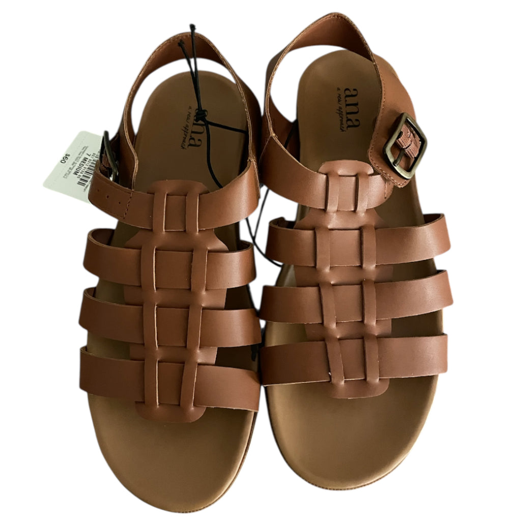 Ana Gladiator Brown Sandals (7)