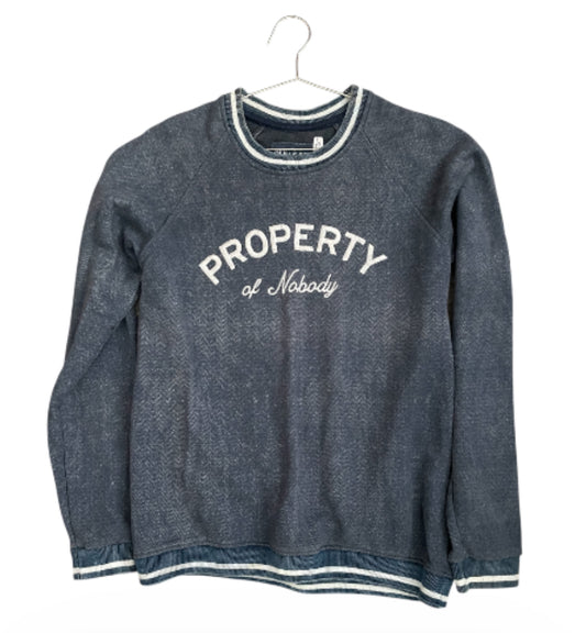 Pull + Bear "PROPERTY of Nobody" Sweatshirt.(Small)