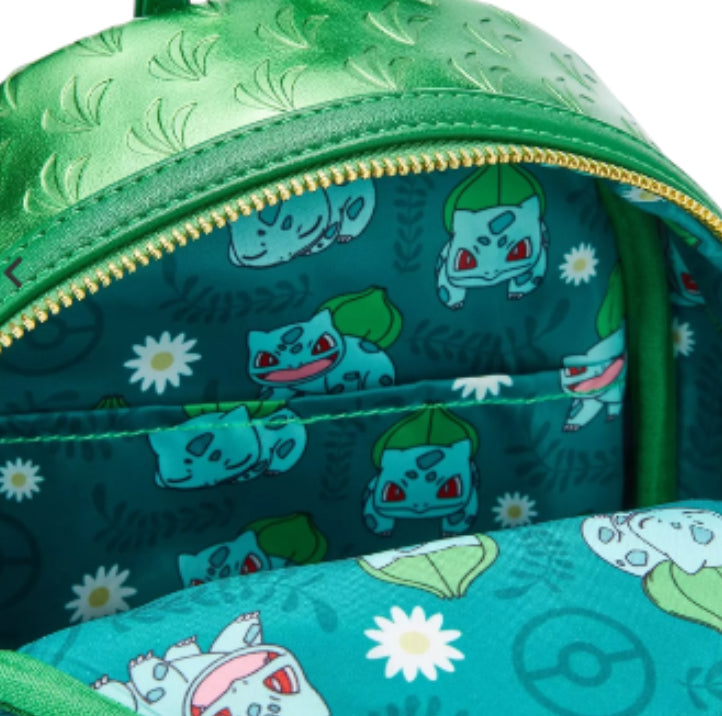 Loungefly Pokémon Bulbasaur cosplay mini backpack