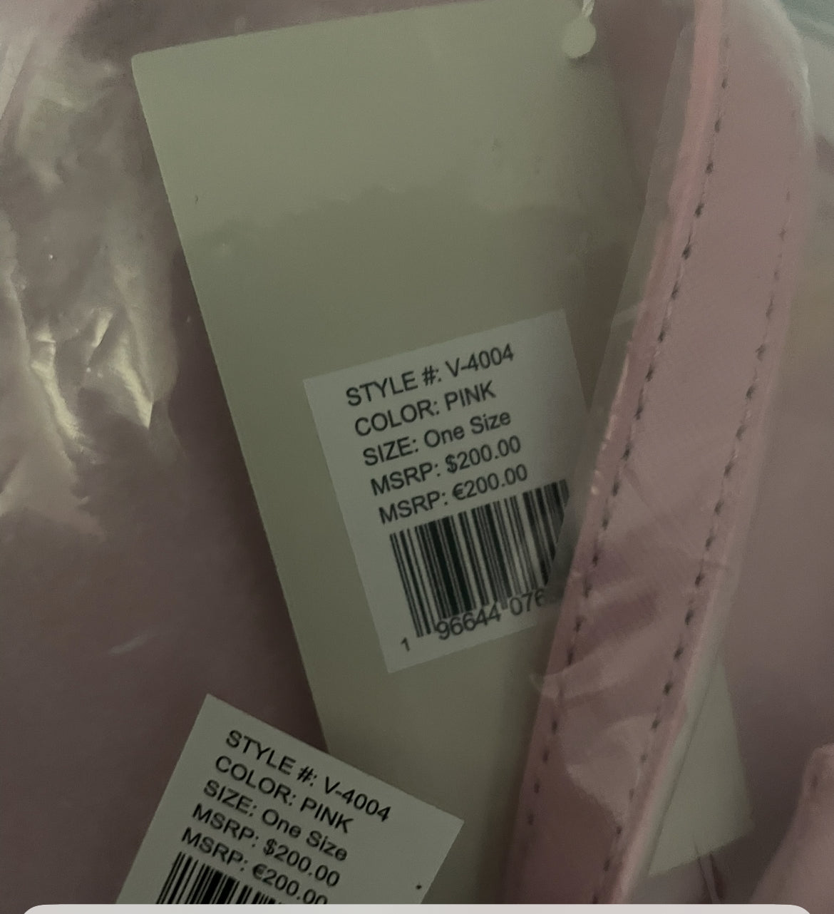 Valentino Orlandi V-4004 Pink Tote Bag with Wallet/Coin Purse