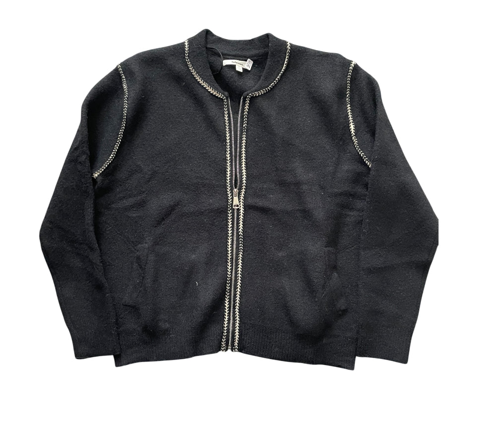 Lalavon Fuzzy Black Full Zip Jacket (Large)