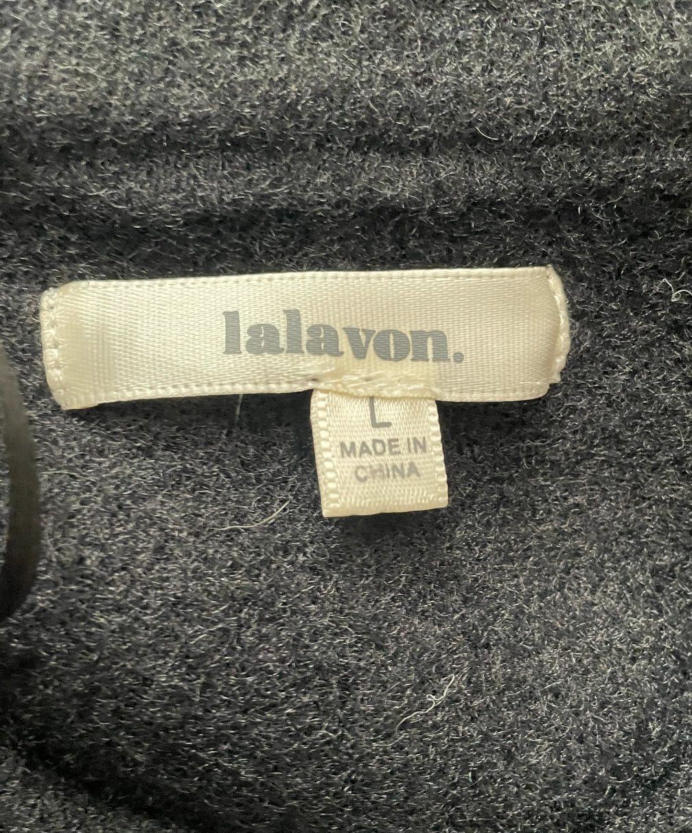 Lalavon Fuzzy Black Full Zip Jacket (Large)