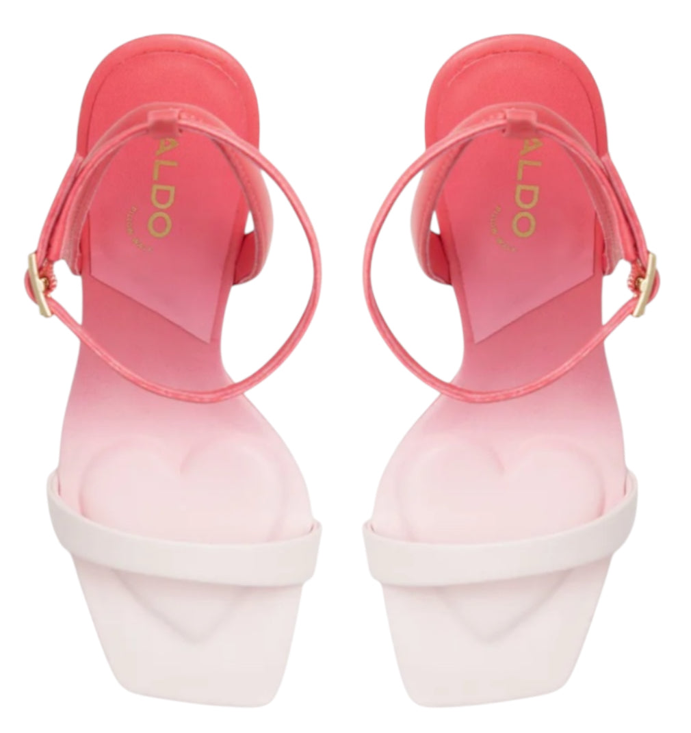 Aldo Lovethrone Novelty Heart Stiletto Sandals (8.5)