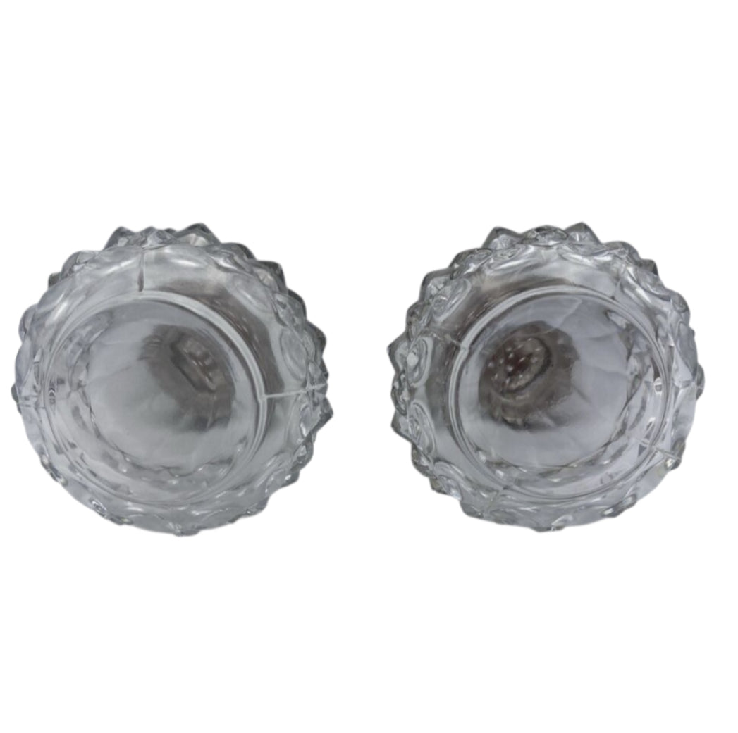 Crystal D'Arques Longchamp Lead Crystal Salt & Pepper Shakers