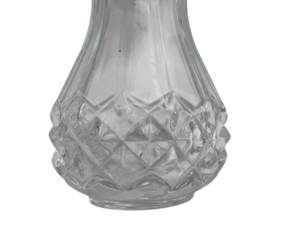 Crystal D'Arques Longchamp Lead Crystal Salt & Pepper Shakers