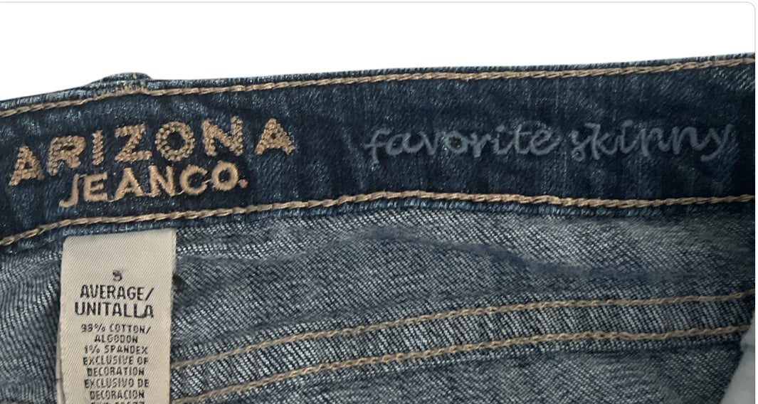 Arizona Distressed Favorite Skinny Jeans (5)